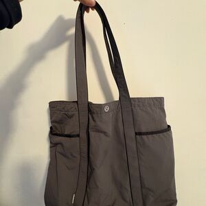 Lululemon Athletica Charcoal Tote Bag